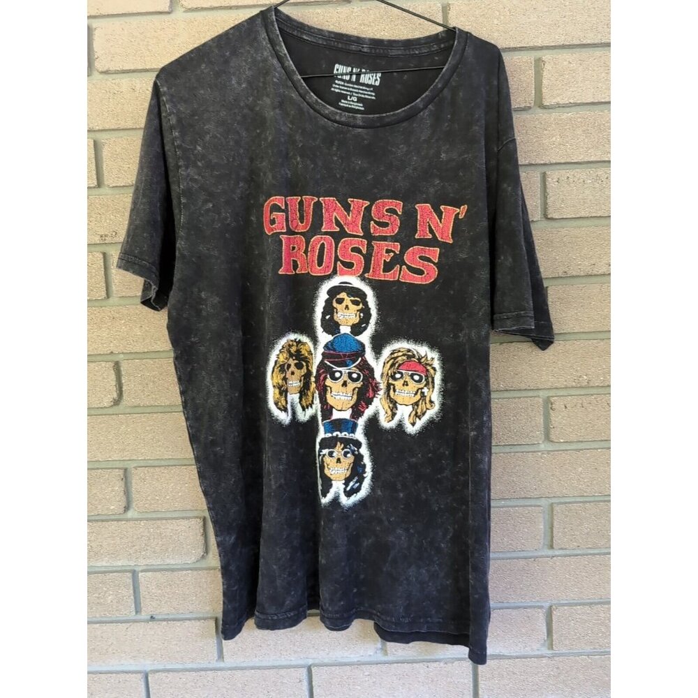 Black Guns N' Roses Vintage T-Shirt - Size: Large